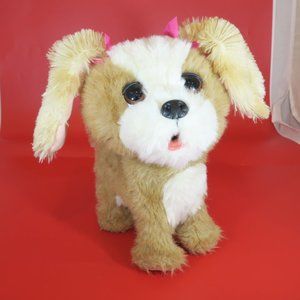 FUR REAL Friend "Bouncy" My Happy To See Me Puppy Dog Interactive Barks Bounces